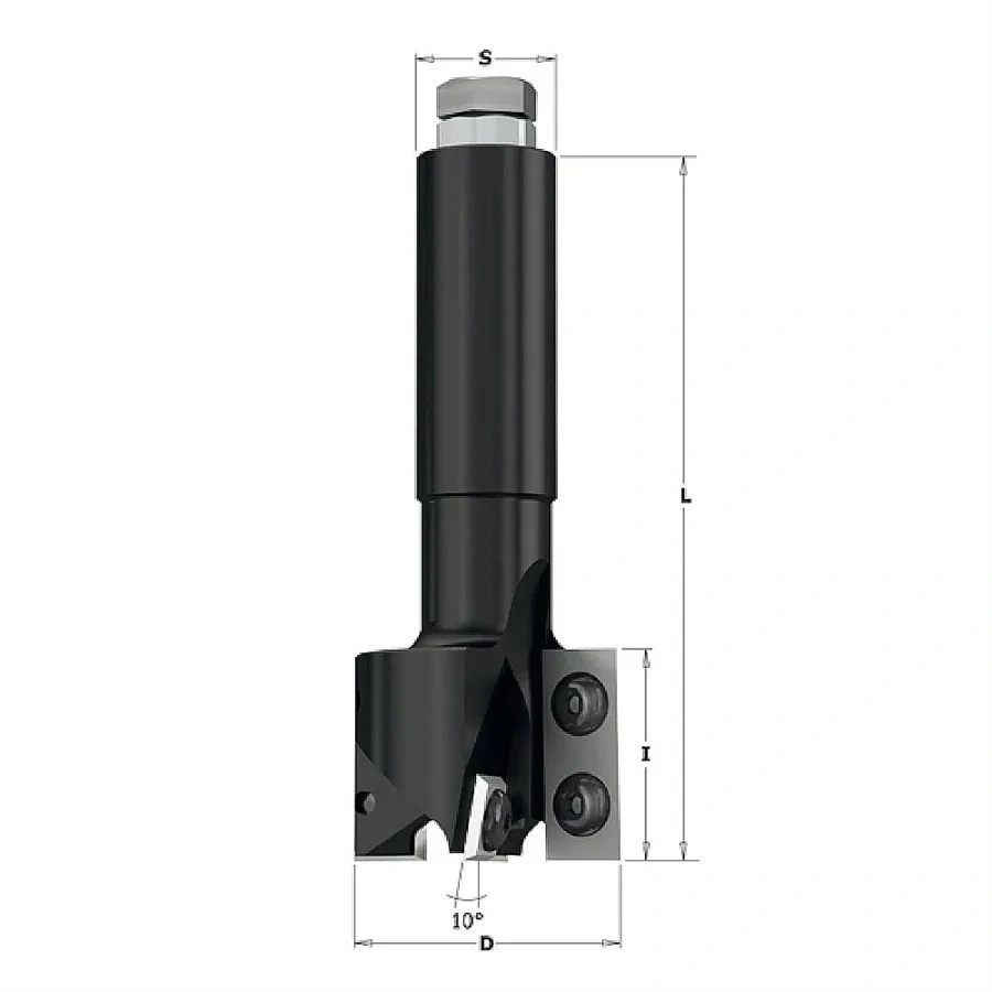 Drážkovací fréza zavrtávací HW - D40x29,5 L100 S=20 Z2+2, F453-00131, IGM