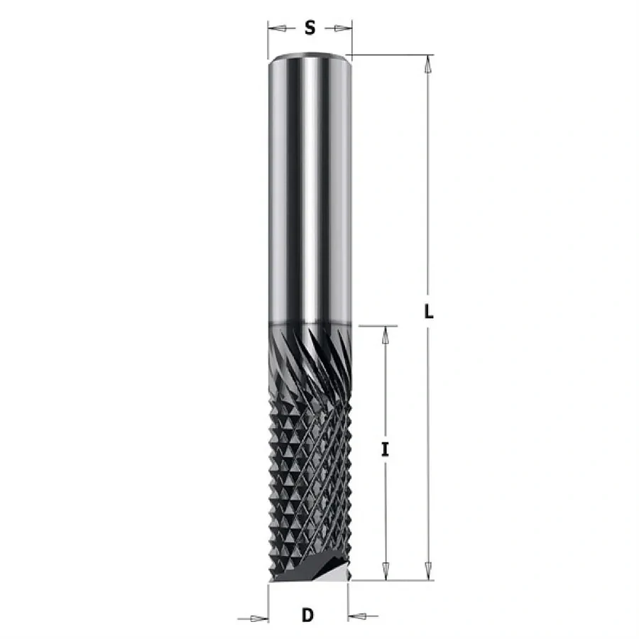CHROME Fréza na kompozity - D12,7x38 L89 S=12,7 HWM, C15112738E, CMT