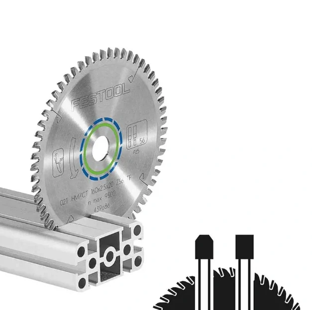 Pilový kotouč do okružních pil HW, D210x2,4 d30 TF72 ALUMINIUM/PLASTICS, - 493201, Festool