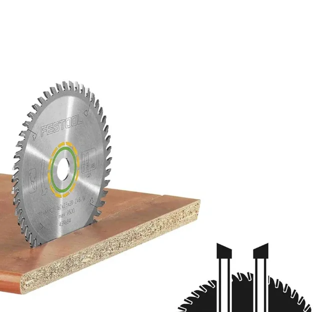 Pilový kotouč do okružních pil HW, D210x2,4 d30 W52 WOOD FINE CUT, - 493199, Festool