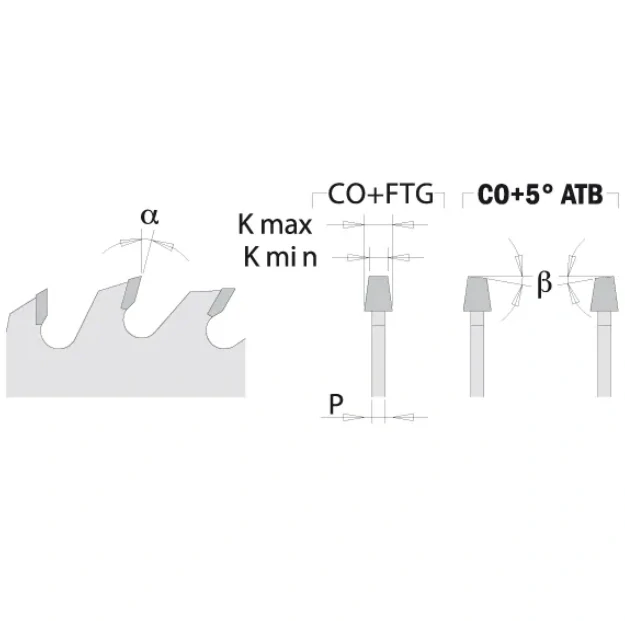 Předřezový kotouč kónický - D125x3,1-4,2 d20 Z24 HW, - C28812524H, CMT