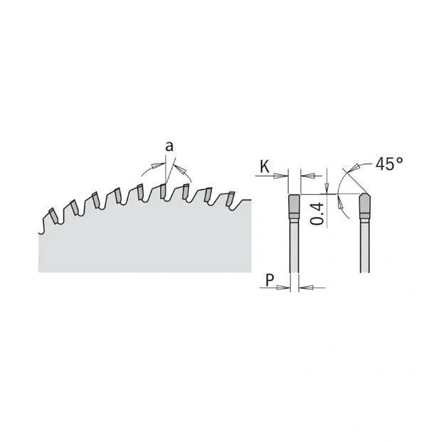 Pilový kotouč pro Corian a silnostěnné plasty - D300x3,2 d30 Z84 HW, - C22308412M, CMT
