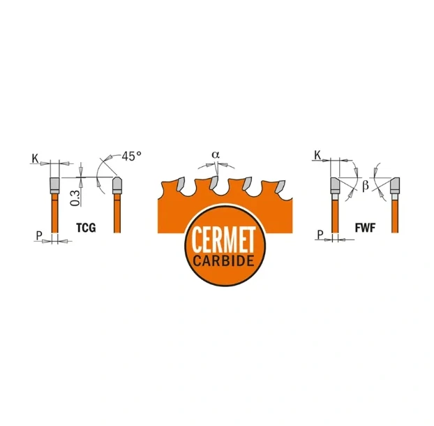 Pilový kotouč na nerez ocel - D254x2,2 d15,8 Z72 HW, - C22657210, CMT XTreme