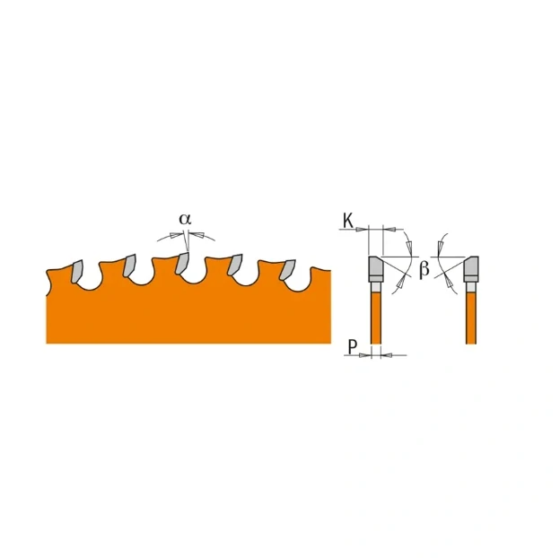 Pilový kotouč na železo - D254x2,2 d16 Z60 HW, - C22606010, CMT Industrial