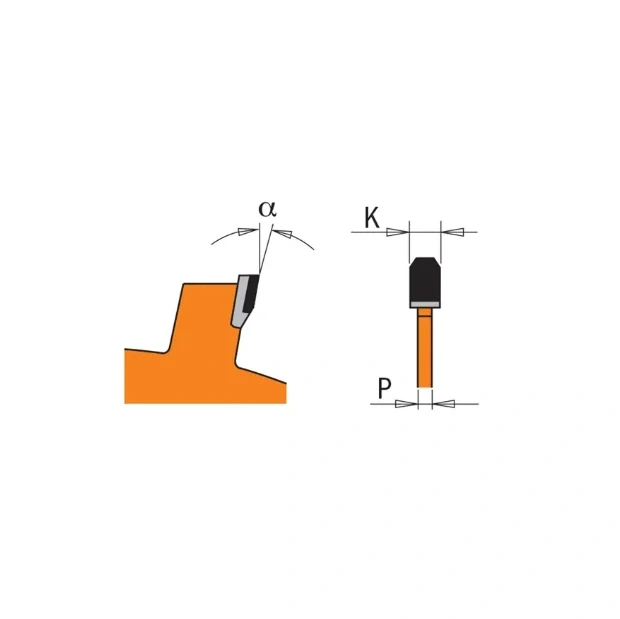 Diamantový pilový kotouč na cementotřískové desky - D165x1,8 d20(+15,87) Z4, - C23616504HM, CMT ITK