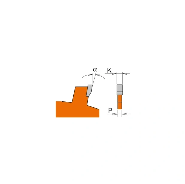 Drážkovací kotouč - D150x6 d35 Z12 HW, - 240.060.06R, CMT Orange Industrial