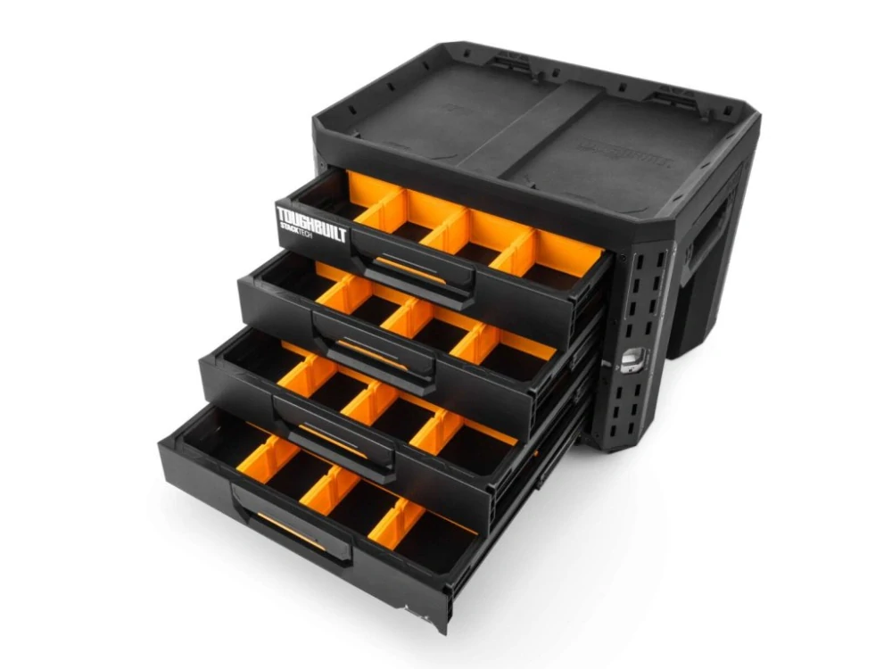 XL Box na nářadí 4x zásuvka, TB-B1-D-74, ToughBuilt StackTech®