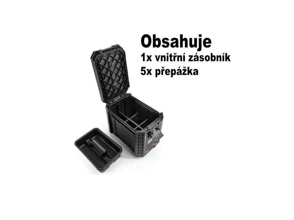 Úzký kompaktní box na nářadí, TB-B1-B-60C, Toughbuilt StackTech®