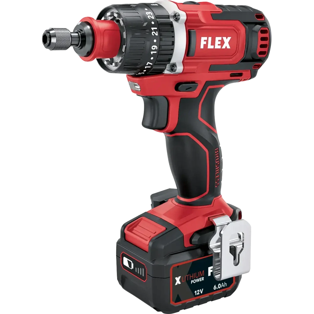 Aku-šroubovák s příklepem 12 V, 2-rychlostní, PD 2G 12-EC C, FLEX