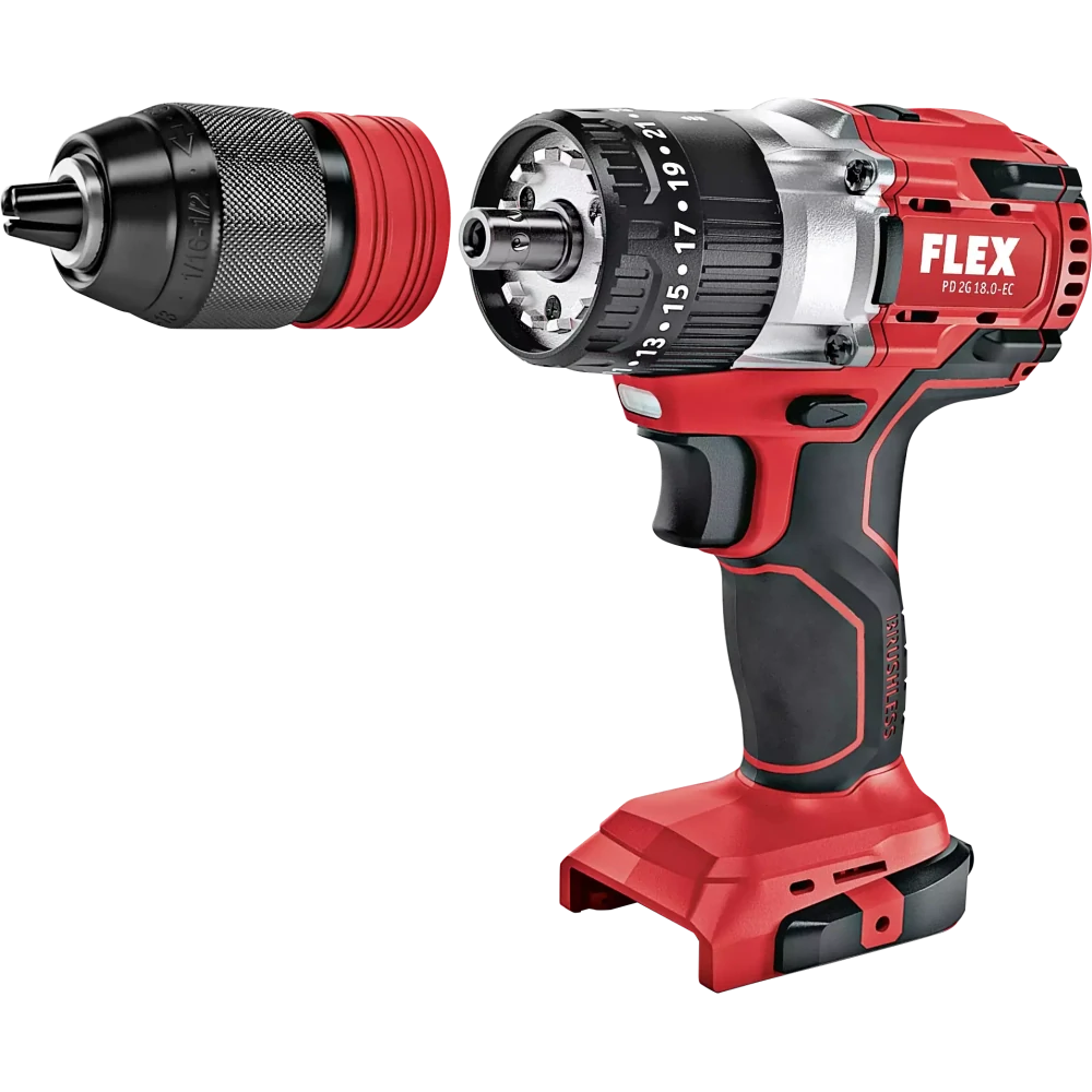 Aku-vrtací šroubovák 18,0 V, 2-rychlostní, PD 2G 18.0-EC C, FLEX