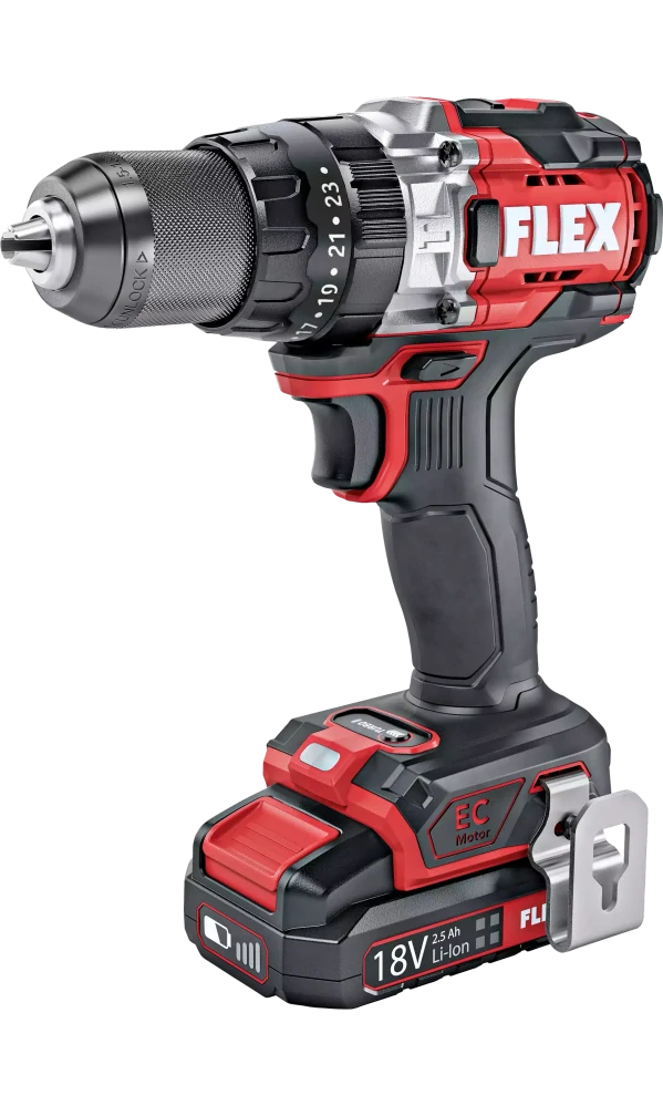 Aku-vrtačka s příklepem a funkcí turbo 18,0 V, 2-rychlostní, PD 2G 18.0-EC HD, FLEX
