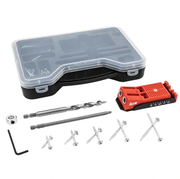 Pocket Hole Svrtávací přípravek Double, sada, VP-PHJ2S, IGM 