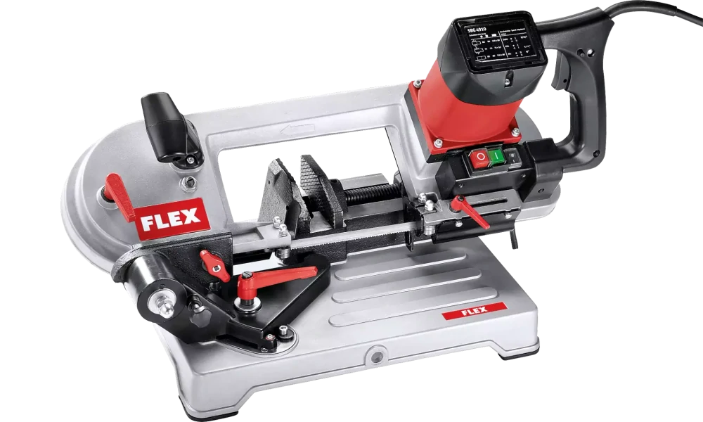 Pásová pila na kov s výkyvným pilovým ramenem, SBG 4910, FLEX