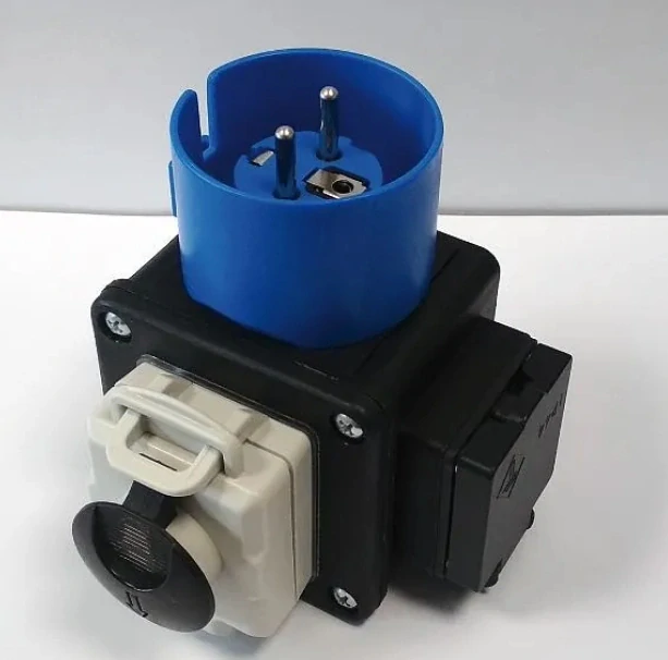 Bezpečnostní elektrický stop vypínač 230V pro frézovací stolky, FRT2-997, IGM 