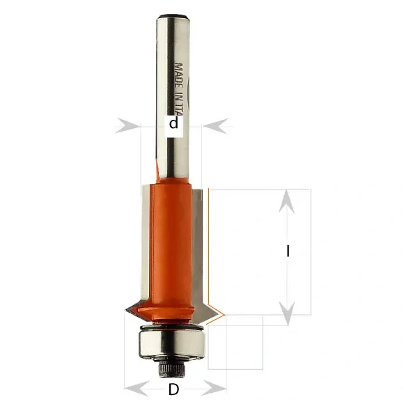Ořezávací fréza s V břitem - D12,7x19 L67 25,4 S=8 HW, C95300111, CMT