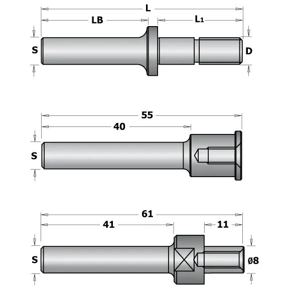 Trn talířové frézy upnutí šroubem bez ložiska - L55, S=6, C72406100 CMT