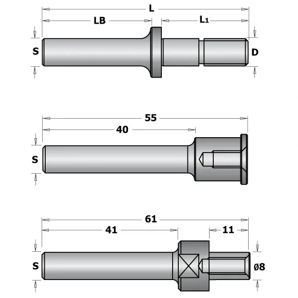 Trn talířové frézy bez ložiska - S=12, C92412000, CMT