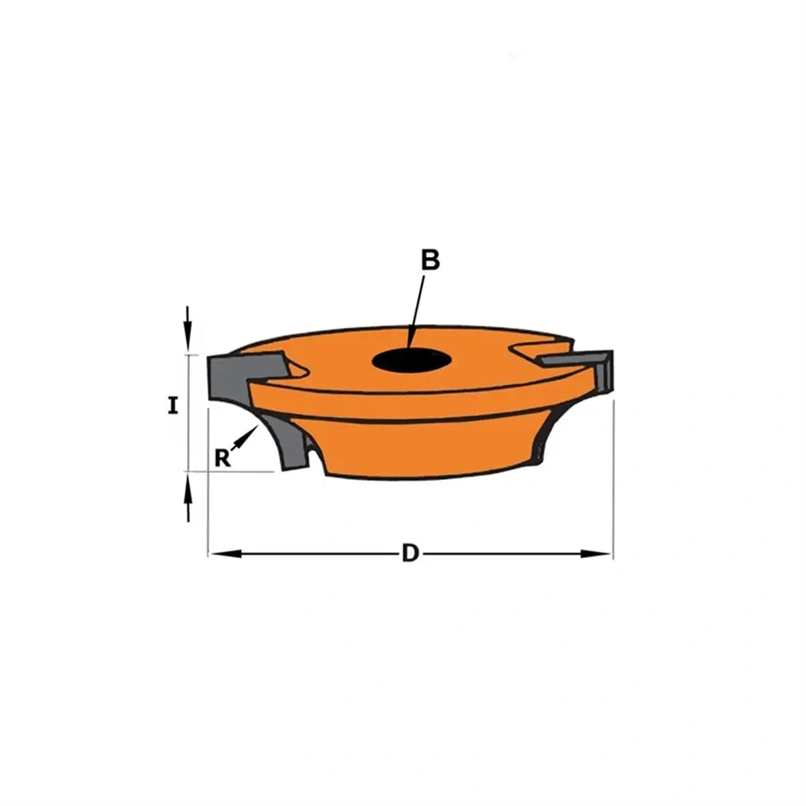 Talířová fréza rádiusová - D33X12,7 R8 F8, C82202211, CMT