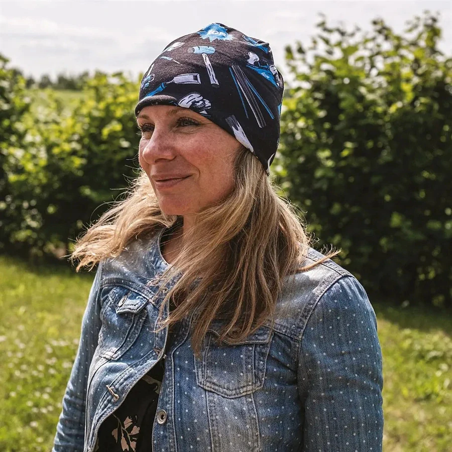 Multifunkční šátek Comics Black, QMAR-MS, IGM