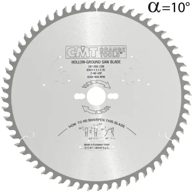 Pilový kotouč na lamino bez předřezu - D160x2,6 d20 Z34 HW, - C28703406H, CMT Industrial C287
