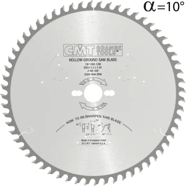 Pilový kotouč na lamino bez předřezu - D250x3,2 d30 Z48 HW, - C28704810M, CMT Industrial C287