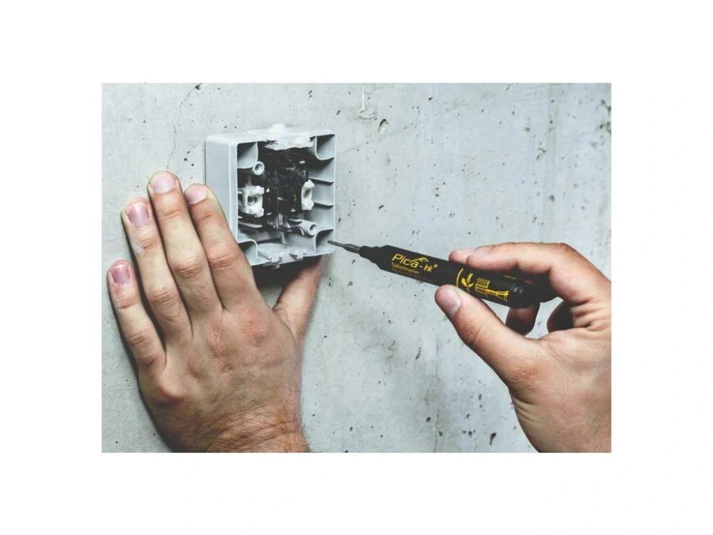 Pica Ink - inkoustový permanentní popisovač do hlubokých otvorů- modrá, 15041, Pica