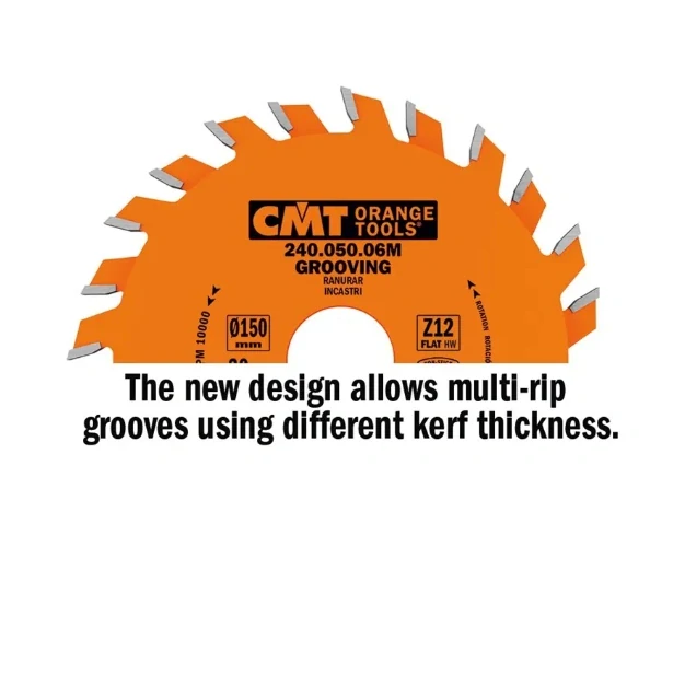 Drážkovací kotouč - D150x2 d35 Z12 HW, - 240.020.06R, CMT Orange Industrial