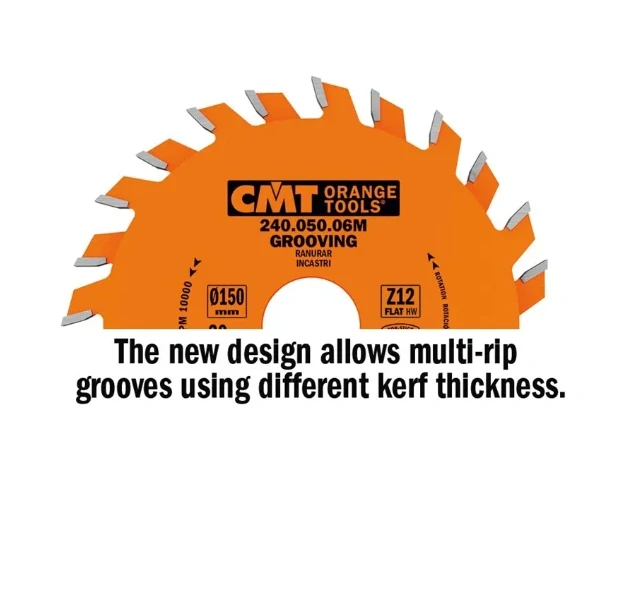 Drážkovací kotouč - D150x4 d30 Z12 HW, - C24004006M, CMT Orange Industrial