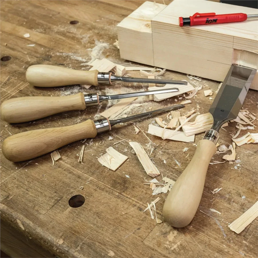 Ploché dláto s habrovou rukojetí - 16 mm, IGM, RSS-PD16