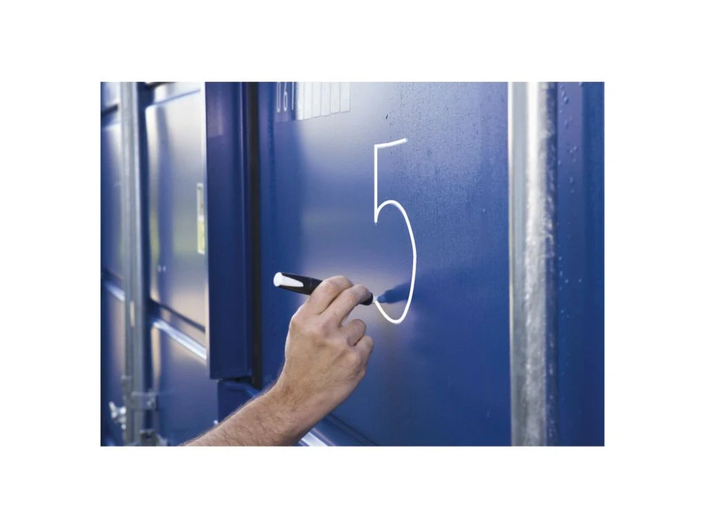 Pica Visor Permanent – průmyslový značkovač s výměnnými náplněmi, Barva černá, 99046, Pica