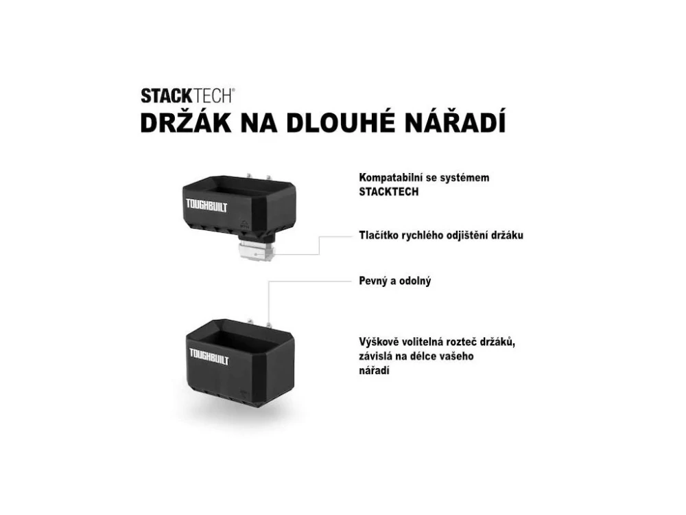 Držák vodováhy, TB-B1-A-54, Toughbuilt StackTech®