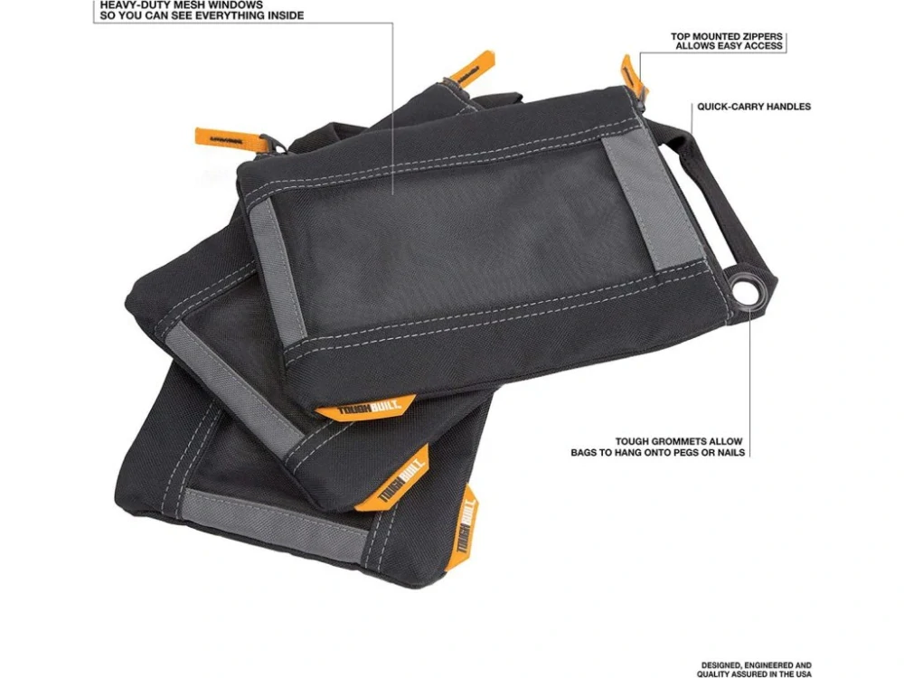 Sáčky na spojovací materiál 3 ks, TB-94-M-3, Toughbuilt