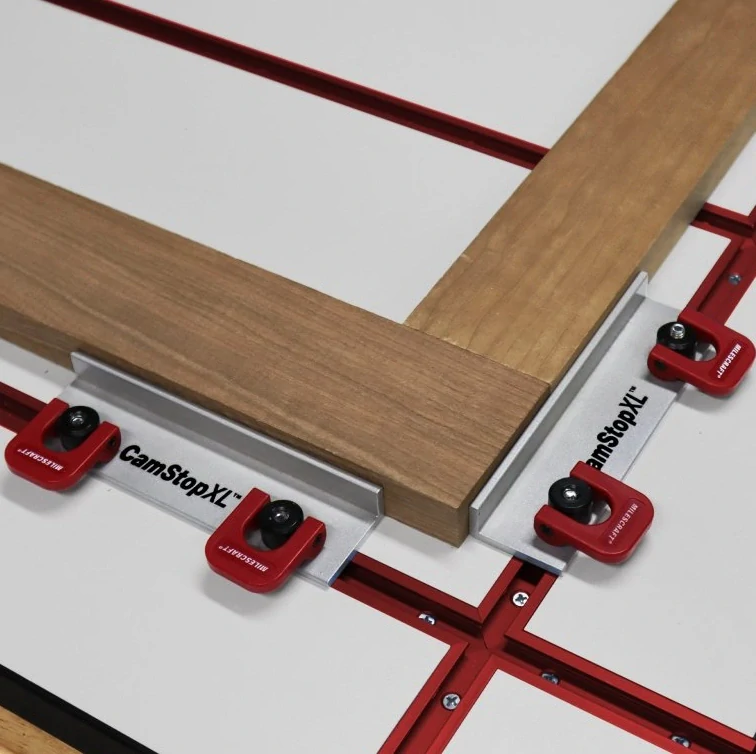 T-Trax - CamStops - flexibilní, otočné dorazy do T-drážky, Milescraft, M4032