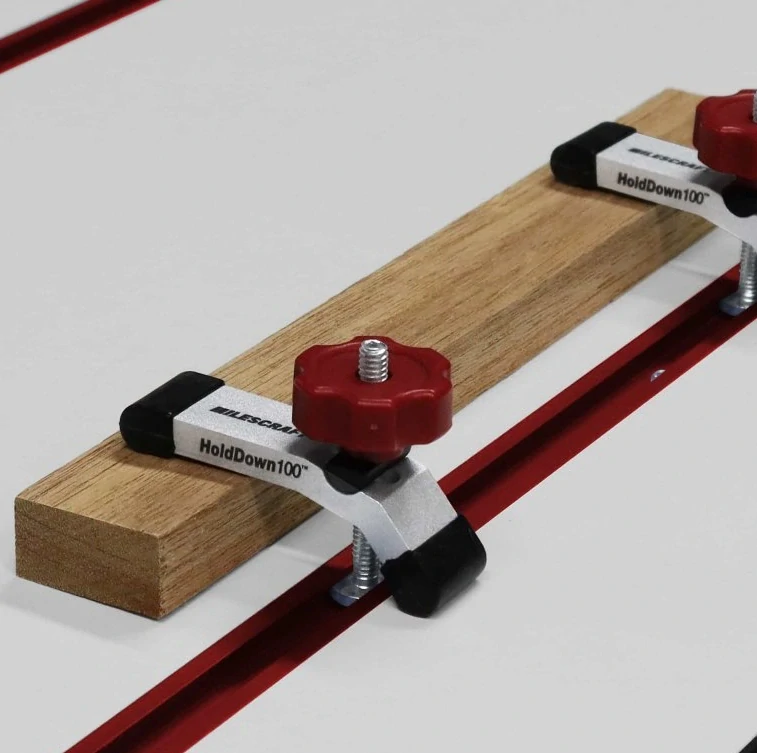 T-Trax - HoldDown100™ svěrka do vodicích lišt s T profilem 2ks, Milescraft, M4035