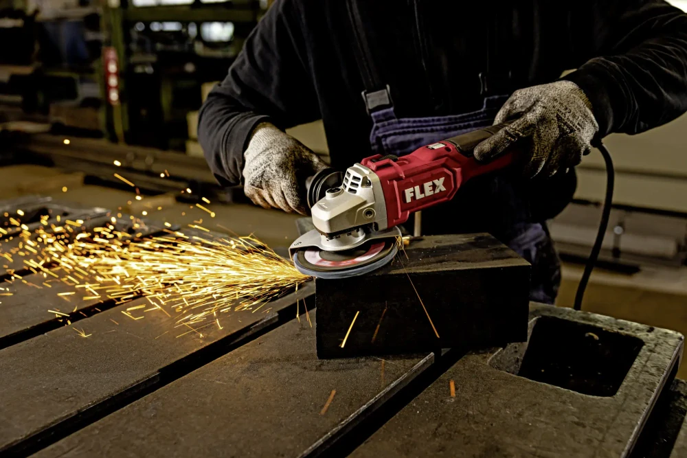 Úhlová bruska 2000 W s variabilními otáčkami a brzdou, 125 mm, LBE 20-11 125-EC, FLEX