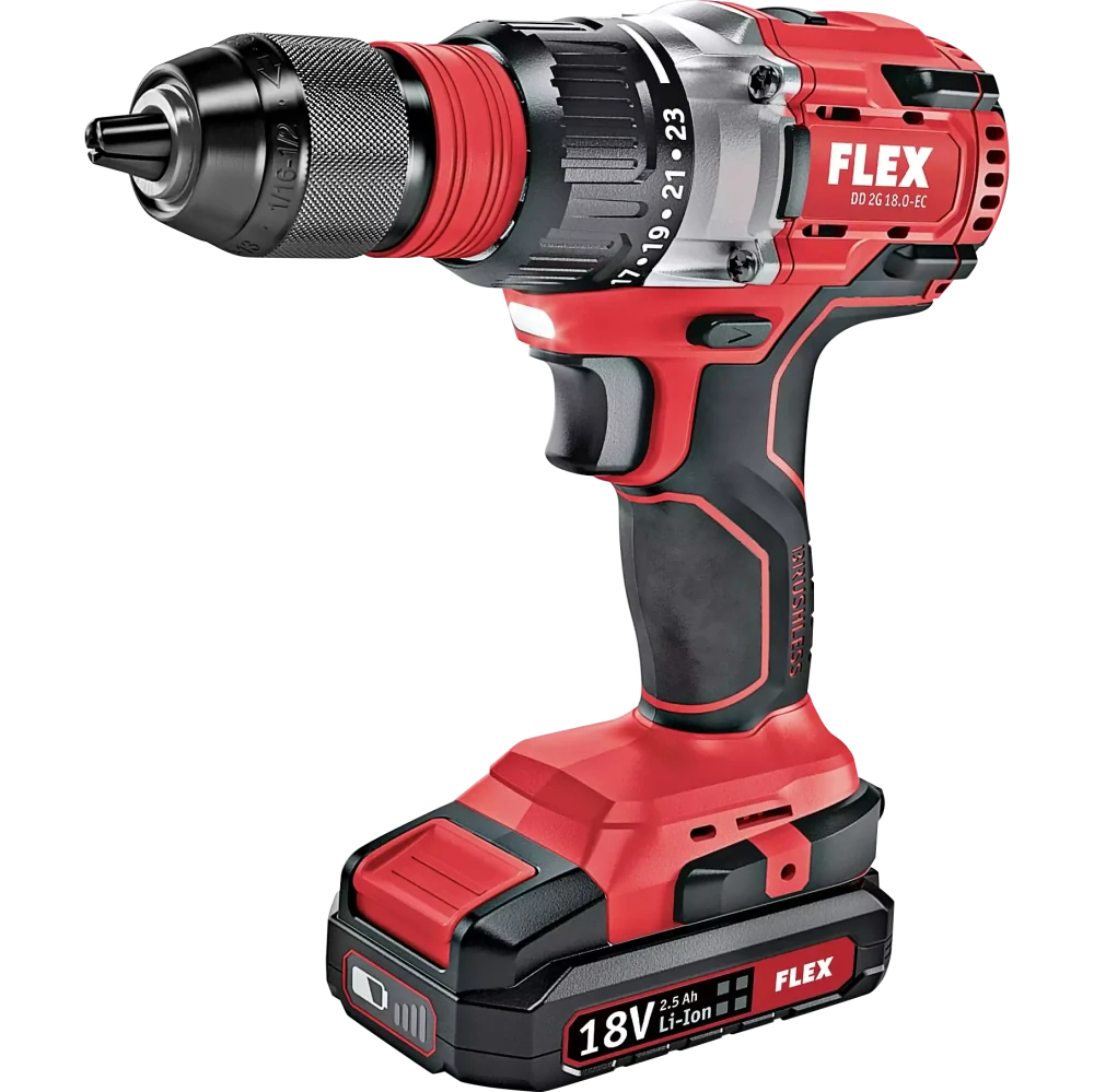 Aku-šroubovák 18,0 V, 2-rychlostní, DD 2G 18.0-EC C, FLEX