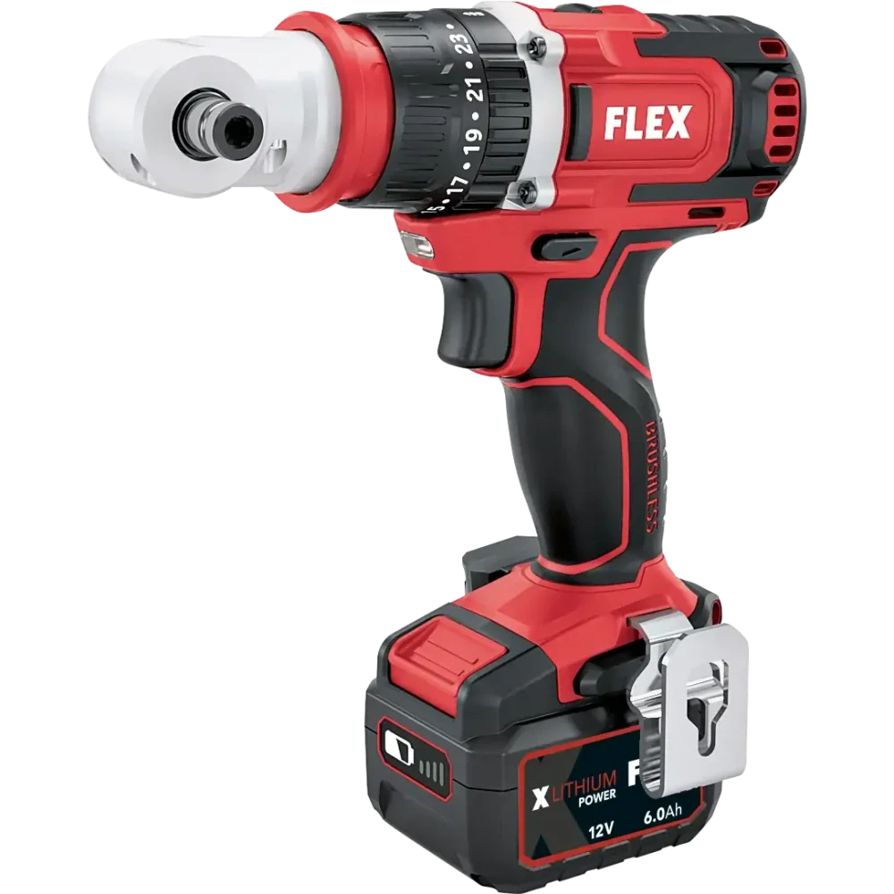 Aku-šroubovák s příklepem 12 V, 2-rychlostní, PD 2G 12-EC C, FLEX