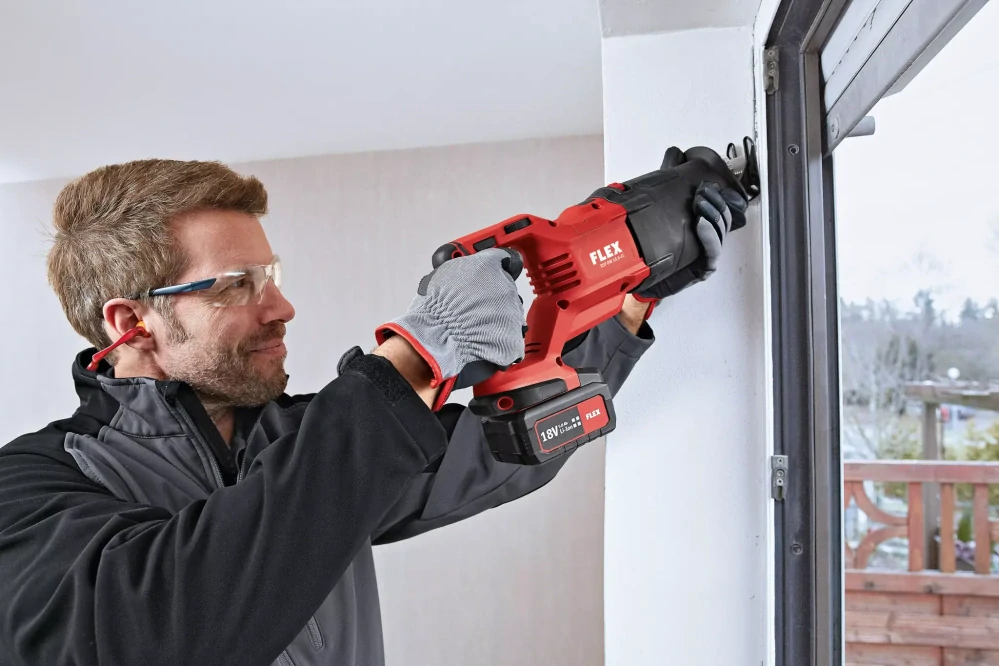 Aku - šavlová pila 18,0 V s orbitálním pohybem, RSP DW 18.0-EC/5.0 Set, FLEX