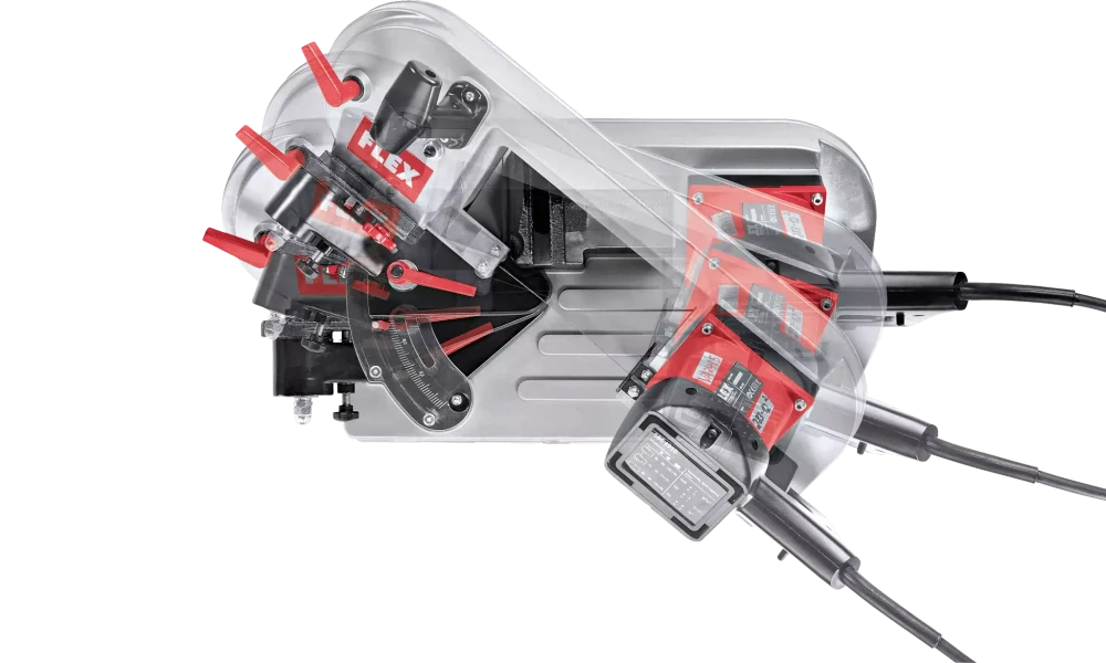 Pásová pila na kov s výkyvným pilovým ramenem, SBG 4910, FLEX