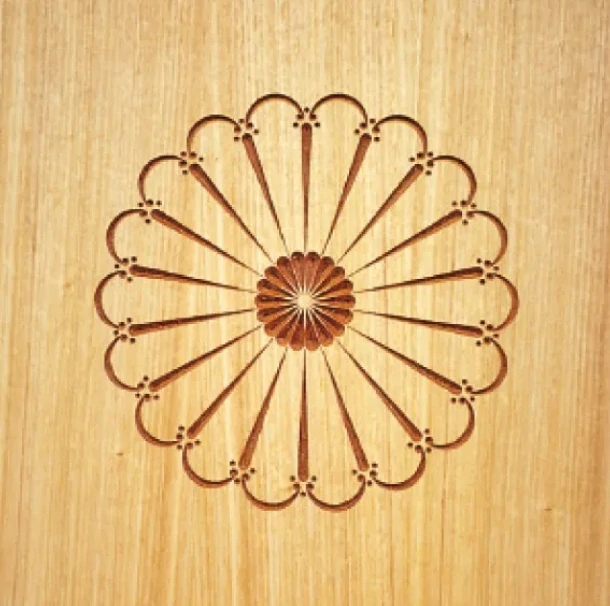 Šablona na ornamenty růžicové vzory Malý španělský vějíř 200mm, CRCS-802, CMT