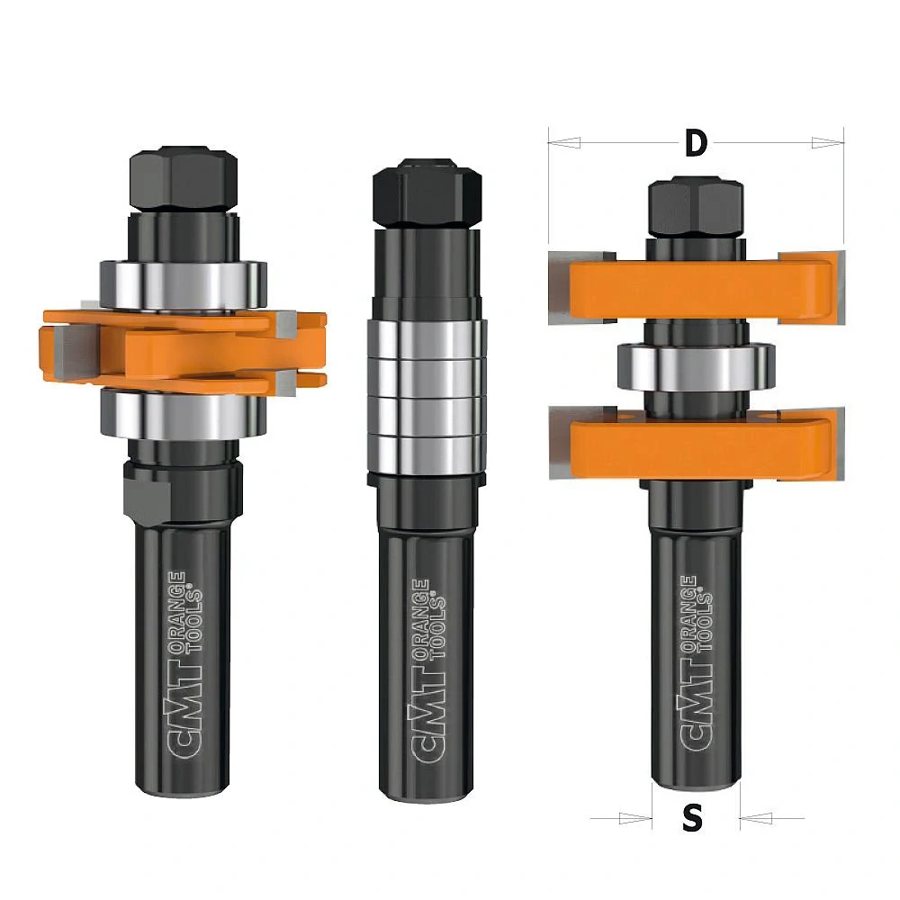 Sada stopkových fréz, dvířková 3ks, S: 12mm, C90062511, CMT