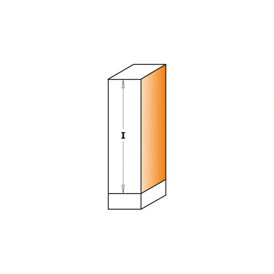 Ořezávací spirálová fréza negativní HWM - D12,7x50,8 L114 S=12, C19212711B, IGM