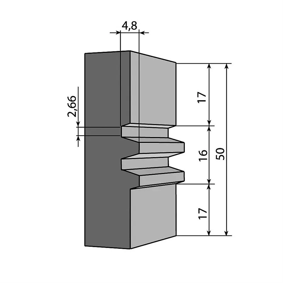 D:130x50mm,d:30mm,Z2, ALU, MAN, Spárovací fréza na spoje, F620-13530, IGM