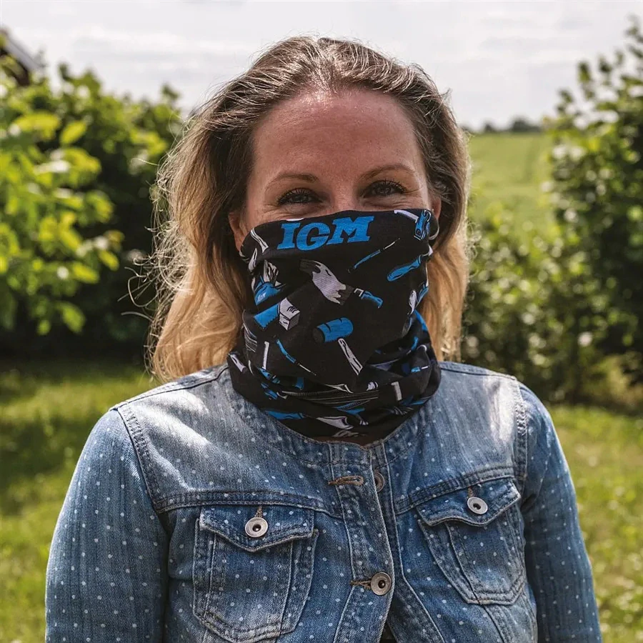 Multifunkční šátek Comics Black, QMAR-MS, IGM