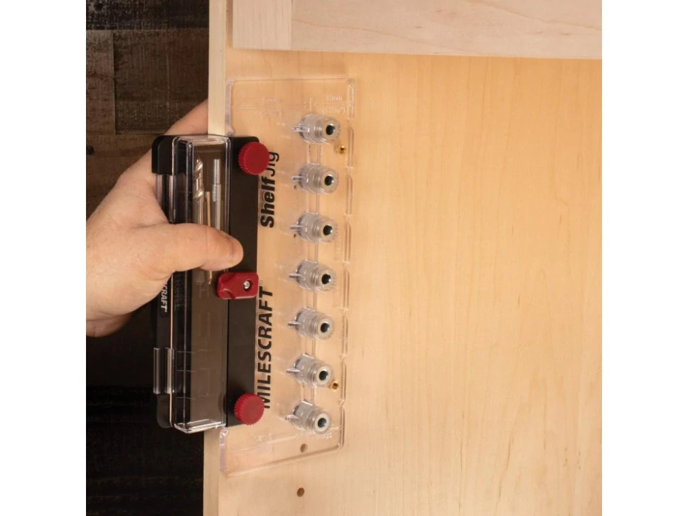 Šablona pro vrtání otvorů nosičů polic, Milescraft, ShelfJig, M1343