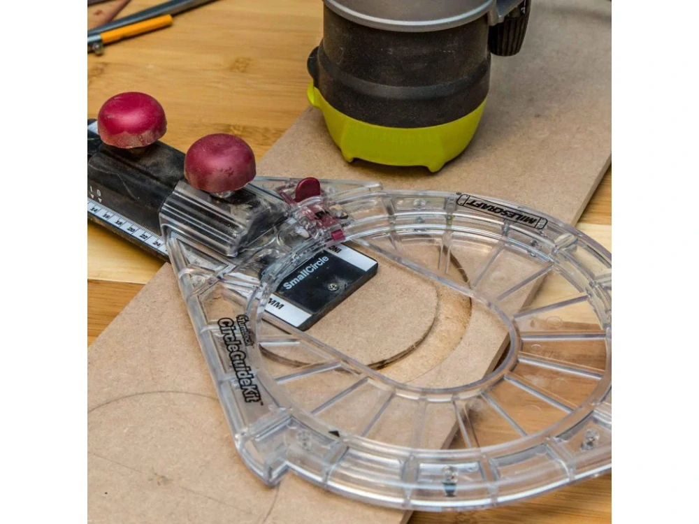 Přípravek pro frézování malých kružnic, Milescraft, M1260