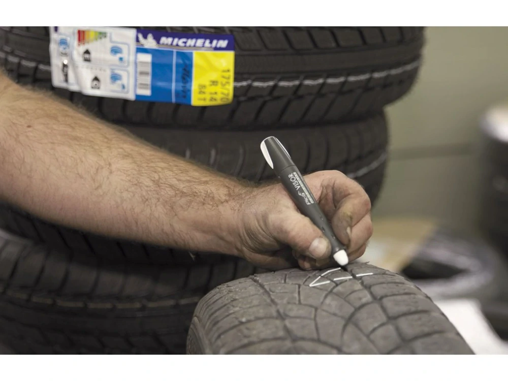 Pica Visor Permanent – průmyslový značkovač s výměnnými náplněmi, Barva černá, 99046, Pica