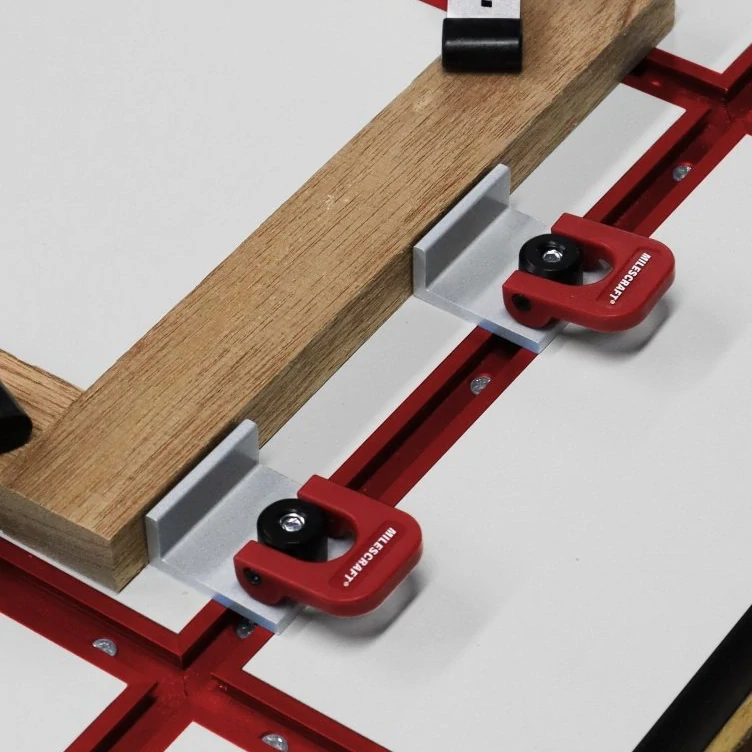 T-Trax - CamStops - flexibilní, otočné dorazy do T-drážky, Milescraft, M4031