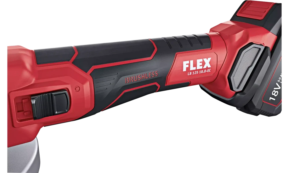 Aku-úhlová bruska s brzdou 18,0 V, 125 mm, LB 125 18.0-EC/5.0 Set, FLEX