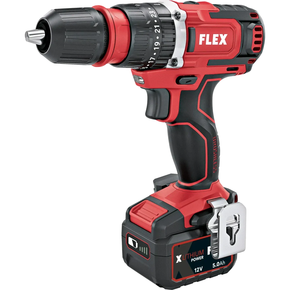 Aku-šroubovák s příklepem 12 V, 2-rychlostní, PD 2G 12-EC C, FLEX